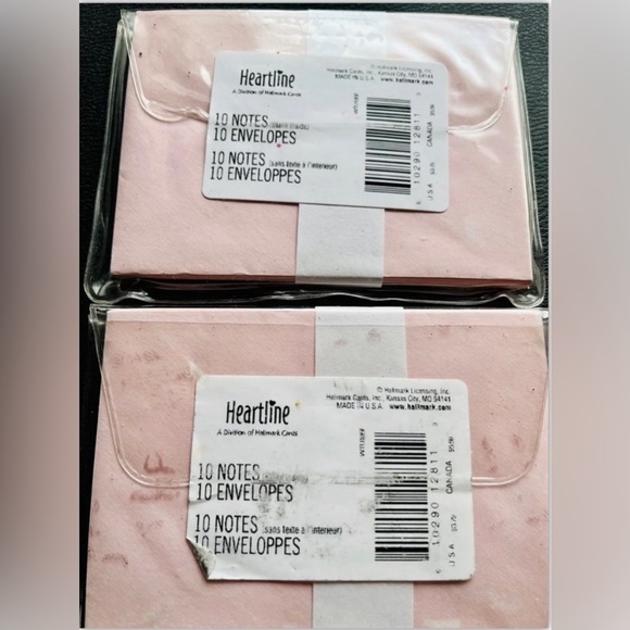 (BRAND NEW) THANK YOU NOTE CARDS - BLANK INSIDE (PINK, WHITE AND BROWN DESIGN) - Picture 2 of 3